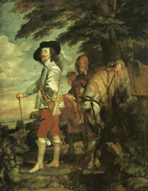 Портрет Карла I на охоте, 1635. Холст, масло. 272 х 212 см. Лувр, Париж